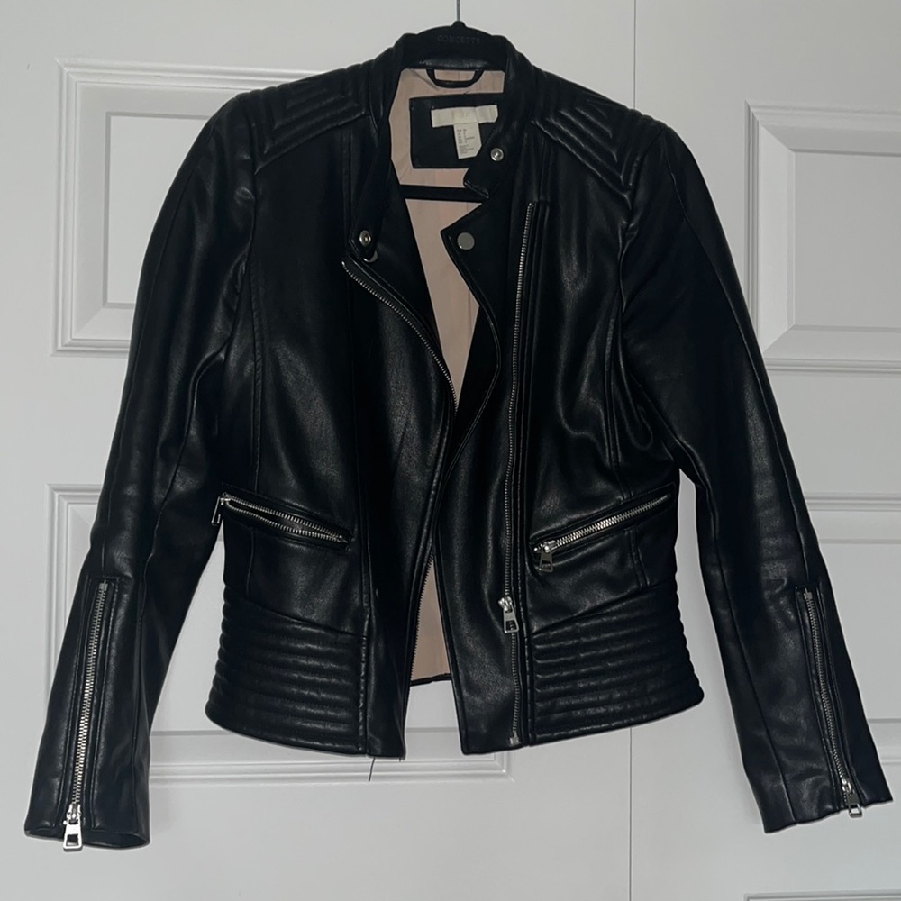 Faux Leather Jacket